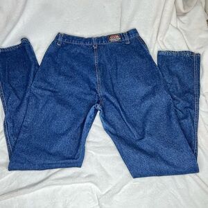 Vintage 90s Ozark Mountain Jean company womens high waist western straig…
